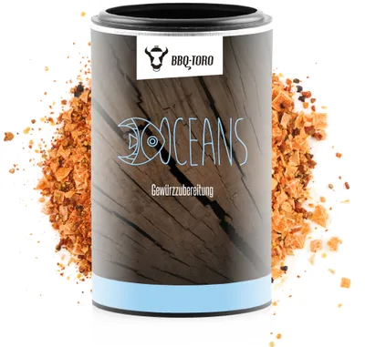 Produktbild von BBQ-Toro "Oceans", 100 gr., Gewürzzubereitung, für Fischgerichte und mehr, Fischgewürze