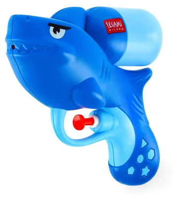 Zdjęcie produktu dla Pistolet na wodę LEGAMI Shark (rekin) – niebieski – pistolet na basen – bitwa na wodę