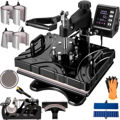 Obrázok produktu pre Tepelný lis Bolt Edge 10 v 1 - transferový lis - sublimačný lis - stroj na potlač tričiek - 38x30 cm - LCD displej