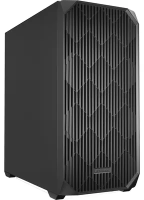 Zdjęcie produktu dla Sharkoon AK3, Midi Tower, PC, Czarny, ATX, micro ATX, Mini-ITX, Metal, 17 cm