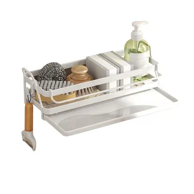 Produktbild von Magnetisches Küchenregal,Starkes Gewürzregal, Wandmontiert für Spices, Gläser, Salz, Getränke, Weiß