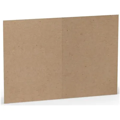 Produktbild von Doppelkarte A6 hoch Kraft