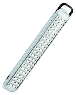 Wiederaufladbare Taschenlampe, 63 LEDs, weiß, 42 cm