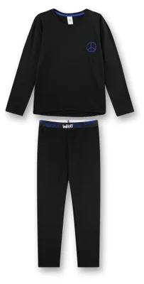 Produktbild von Sanetta Jungen-Schlafanzug dunkelblau | Gemütlicher Kinderpyjama
