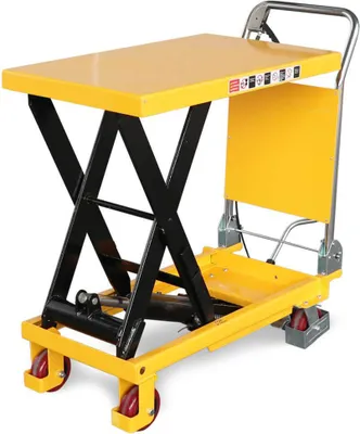 Produktbild von Fahrbarer Hubtisch 150 kg, 700 mm Hubhöhe, 740 x 450 mm Plattform Scherenhubtisch