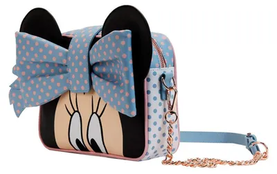 Productafbeelding van Loungefly Disney by Loungefly schoudertas, Minnie, pastelkleurige blokken met stippen