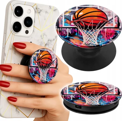 Obrázek produktu pro Finger Popsocket Držák telefonu / basketbalový stojan Nba Court Basketbalový fanoušek
