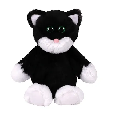 Obrázek produktu pro TY 67014 Bessie, kočka černobílá 33cm, Attic Treasures, plyšová