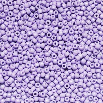 Zdjęcie produktu dla Szklane koraliki w kolorze lawendowym, 3 mm, rozmiar 8/0, do tworzenia biżuterii