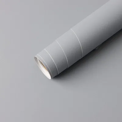 Image de Omgoods - Film adhésif pour meubles - Gris mat, 60 x 1000 cm