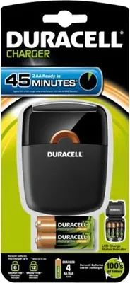 Obrázek produktu pro Duracell CEF27 - 0,75 Stunden Batterieladegerät - (für 4xAA/AAA)