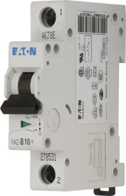 Immagine prodotto di Eaton FAZ-C2/1-DC Interruttore automatico miniaturizzato tipo C (279122)