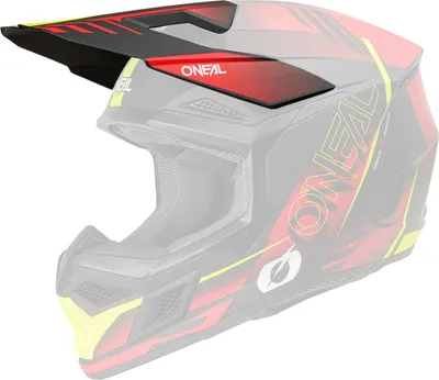 Produktbild von O'NEAL Visor 3SRS Helmet HAZE black/red/neon yellow