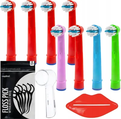 Produktbild von Oral-B Aufsteckbürsten Kids Stages 8 Stück Zubehör Zahnbürstenkopf