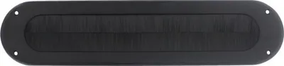 Produktbild von Zugluftstopper Intersteel oval BxH 340/80 mm schwarz matt