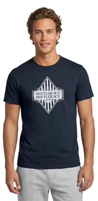 Produktbild von Spreadshirt Beetlejuice 2 Logo Männer T-Shirt, L, Navy