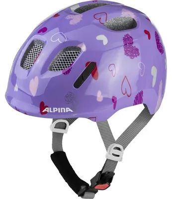 Immagine prodotto di Casco per bambini ALPINA Ximo 2, cuori viola