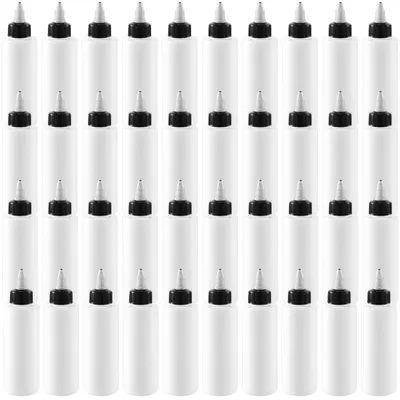 40er-Pack 120 ml Quetschflaschen mit Drehverschluss