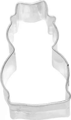 Immagine prodotto di Birkmann Ausstechform Schneemann, Ausstecher, Plätzchenform, Keks, Plätzchen, Edelstahl, 6.5 cm, 195059
