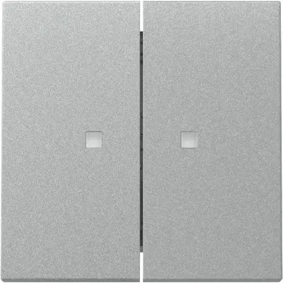 Produktbild von GIRA Wippe 363126 2f Kontrollf.Sys.55 F Alu (363126)