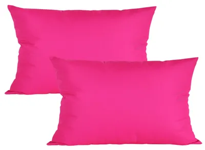 Produktbild von JACK 2er Set 40x60cm Outdoor Kissenhülle Kissenbezug Wasserfest Sitzkissen Lounge Kissen Garten Stuhl Lotus Effekt, Farbe:Pink