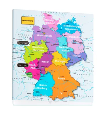 Produktbild von PAGNA Motivordner "Deutschland" DIN A4 Rückenbreite: 75 mm