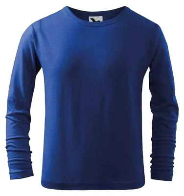 Image de Malfini - T-shirt pour enfants, manches longues PP11410 (110) (bleu)