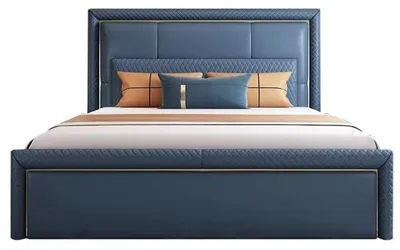 Image de Lit moderne design Lits Rembourrés Chambre à coucher Cadre de lit 180x200cm