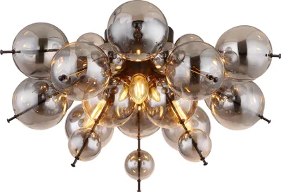 Immagine prodotto di Globo Lighting plafoniera in metallo nero opaco, 3x E14