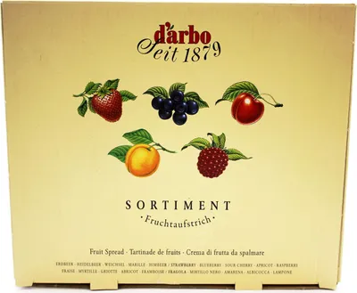 Produktbild von Darbo Fruchtaufstrich Sortiment 100 x 25 g Portionspackungen