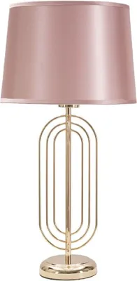 Zdjęcie produktu dla Lampa stołowa o Ferretti Krista, złoto-różowa, 28 x 55 cm