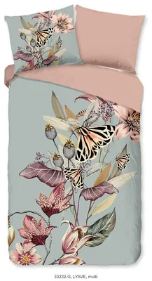 Zdjęcie produktu dla Komplet pościeli "Lyave" - wielokolorowy - (140x220 cm) - 100% bawełna
