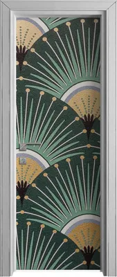 Produktbild von Tür Selbstklebende 70x210 cm Türfolie Türtapete Klebefolie - Geometrische Muster Abstrakt