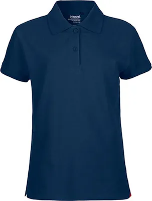 Immagine prodotto di Neutral O22980 | Polo classica da donna / 100% cotone equosolidale - Colore: Navy - Taglia: S