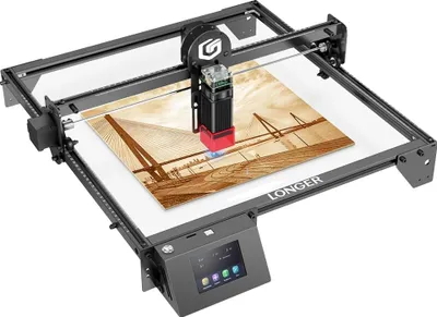 Obrázok produktu pre Laserové gravírovanie, výkon 10 W, pracovný rozsah 400x400 mm, RAY5 10W