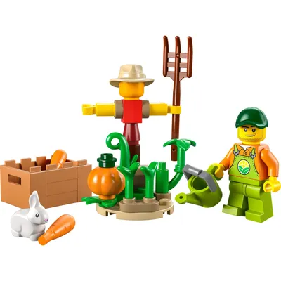 Produktbild von LEGO Bauernhofgarten mit Vogelscheuche, 5 Jahr(e)