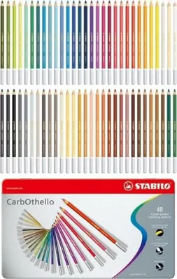 Obrázok produktu pre Pastelky - STABILO CarbOthello - 48 kovových puzdier - so 48 rôznymi farbami