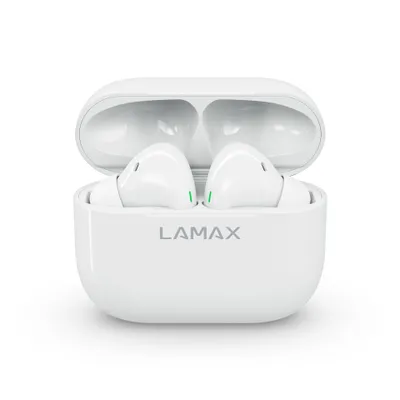 Zdjęcie produktu dla Lamax Clips1, True Wireless Stereo (TWS), Połączenia/Muzyka/Sport/Codzienność, 20 - 20000 Hz, 43 g, Zestaw słuchawkowy, Biały