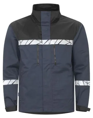 Productafbeelding van Projob - "7416" werkjas voor heren, veiligheidsnorm ET1021 (maat L) (marineblauw/zwart)