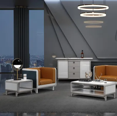 Image de Fauteuil confortable au design moderne pour se détendre avec style.
