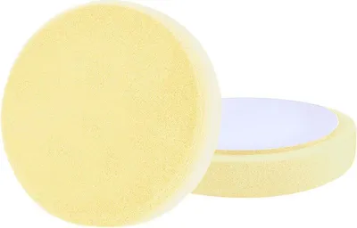 Produktbild von Extol Premium Polierscheibe (8804518) Schaumstoff, T80, gelb, Ø200x30mm, Klett Ø180mm