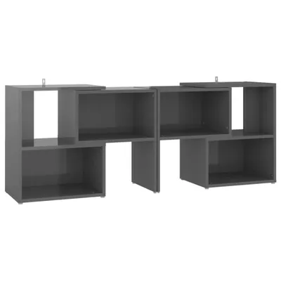 Produktbild von TV-Schrank Hochglanz-Grau 104x30x52cm Holzwerkstoff