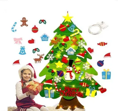 Immagine prodotto di Set di decorazioni per l'albero di Natale Vilten, 32 pezzi, verde, PVC