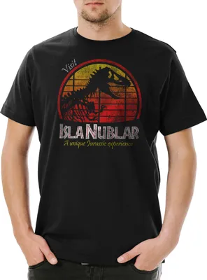 Produktbild von Urban Backwoods Visit Island, Herren T-Shirt, Farbe: Schwarz, Größe: L