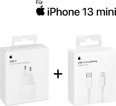 Produktbild von Apple 20W USB-C Power Adapter + 2m USB-C auf Lightning Kabel