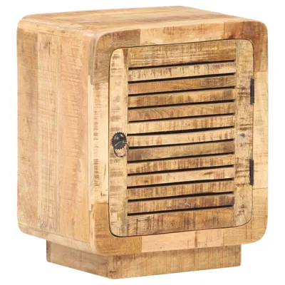 Immagine prodotto di Maison Exclusive - Comodino 40x30x50 cm in legno di mango grezzo