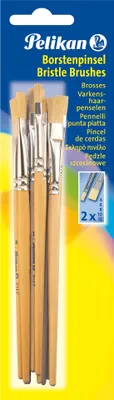 Produktbild von Pelikan Borstenpinsel-Set 613 F 10-teilig sortiert je Größe 2 x 4, 6, 8, 10, 12