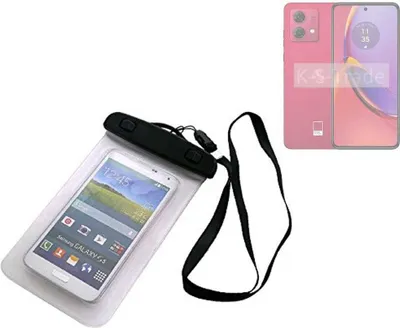 Produktbild von K-S-Trade Schutz Hülle Handy Hülle Kompatibel mit Motorola Moto G84 5G Beach Bag wasserdicht 16cm x 10cm Schutzhülle Staub Sand Flachwasser