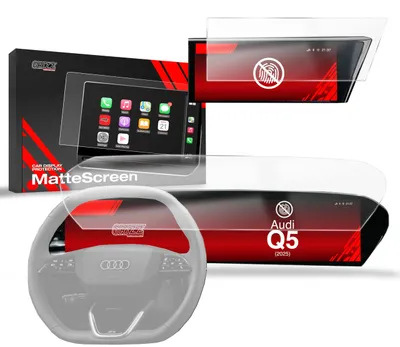 Produktbild von Matte Autodisplayfolie 2in1 für Audi Q5 14,5" (2025-2026), Grizz Protector