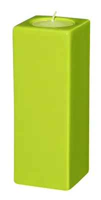 Image de Bougeoir Quadro haut (5,5x15cm), vert